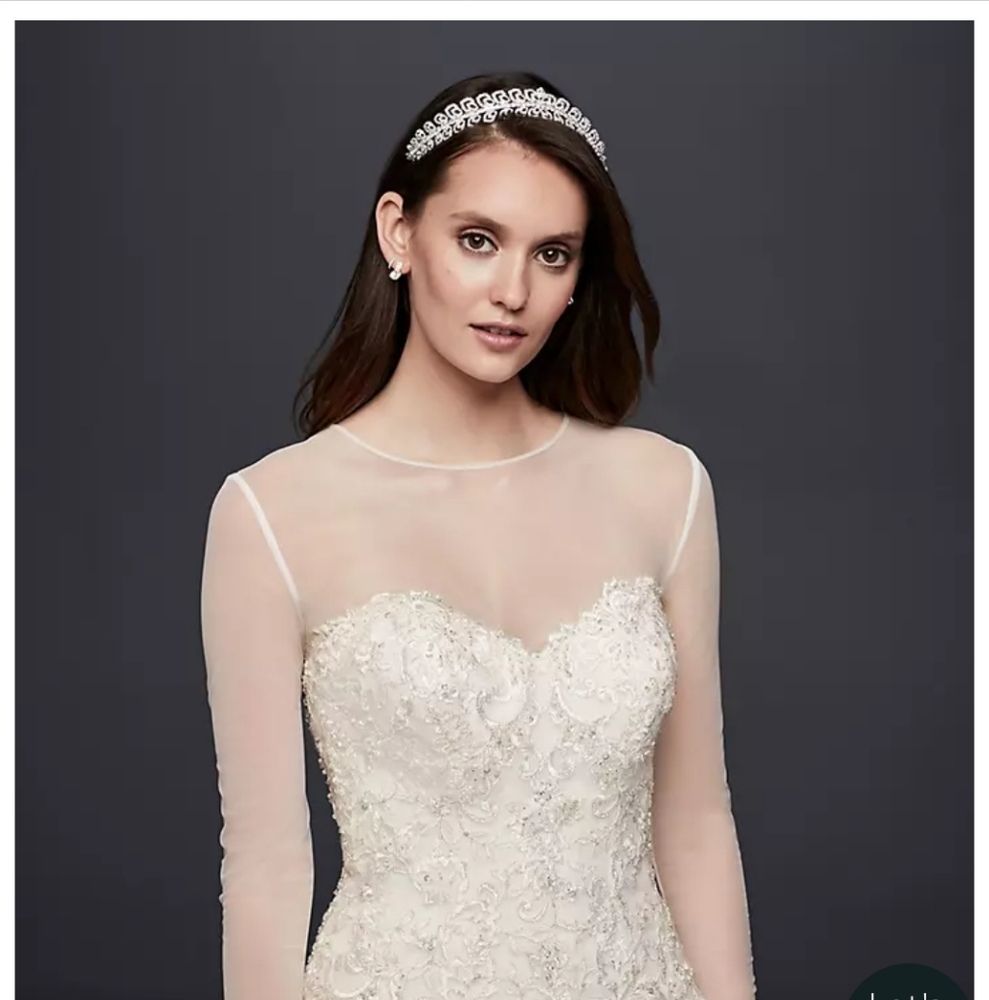 Elegant White Lace Wedding Dress